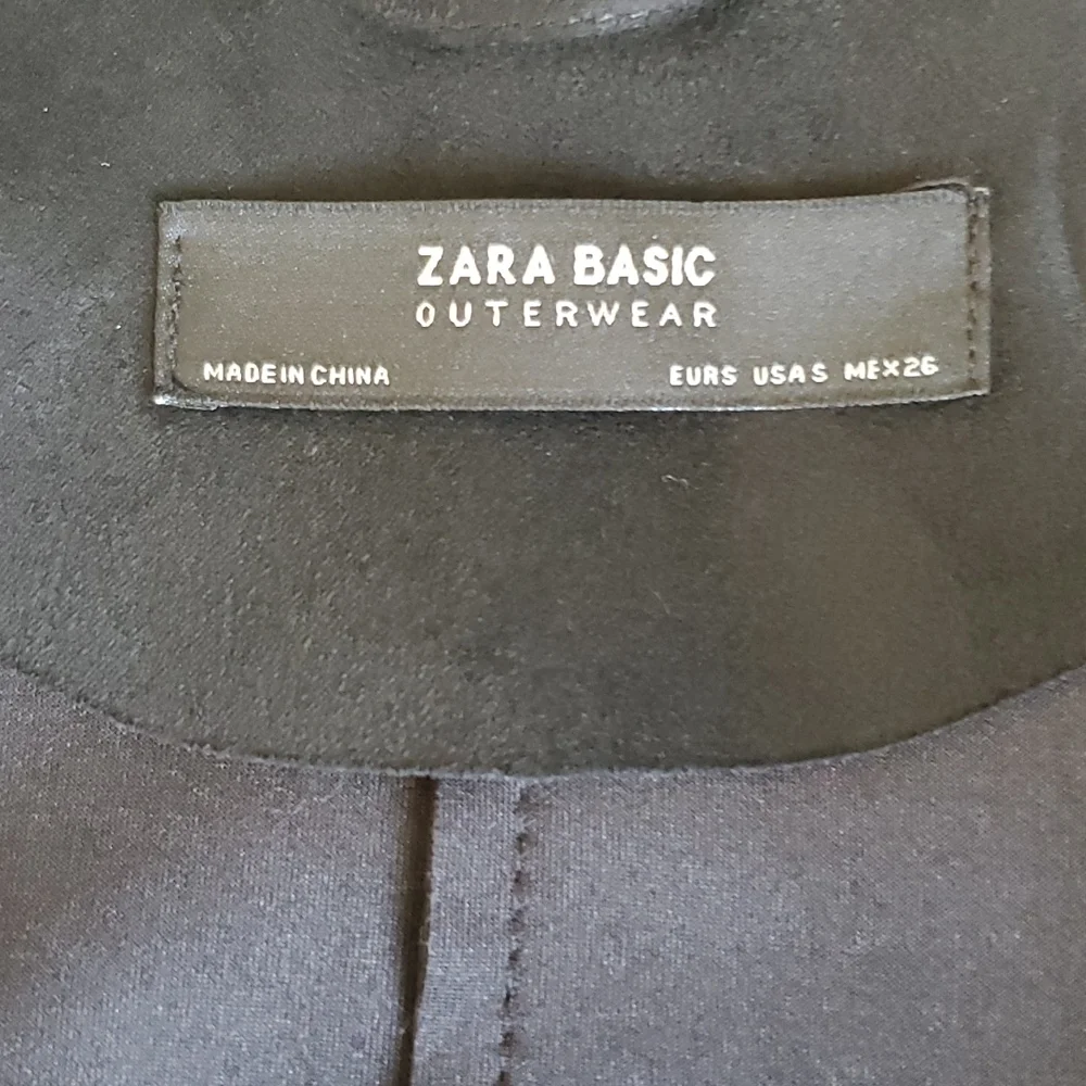 Zara Basic Outer ware faux suede jacket NWOT - Picture 12 of 13